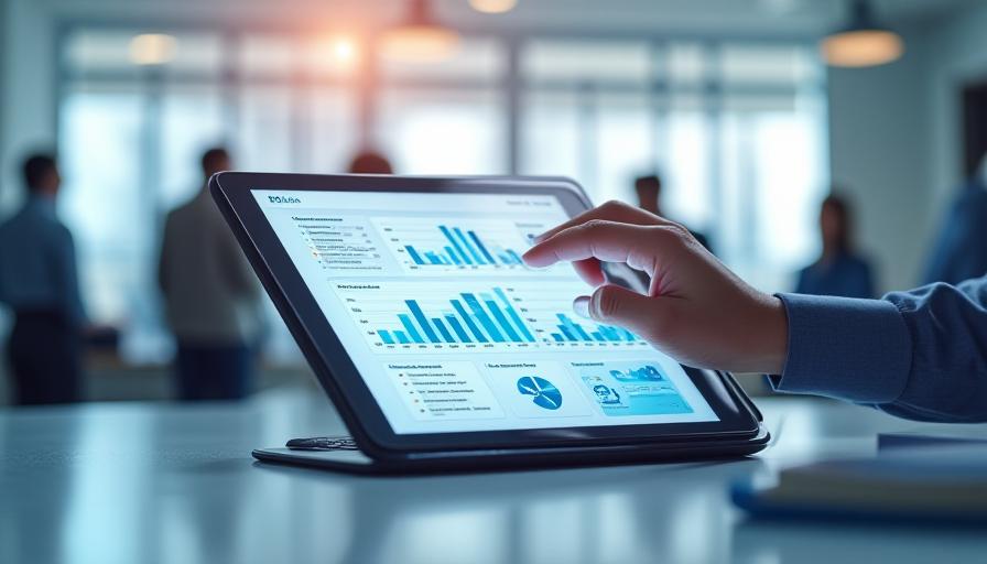 AI-driven HR analytics interface visualization